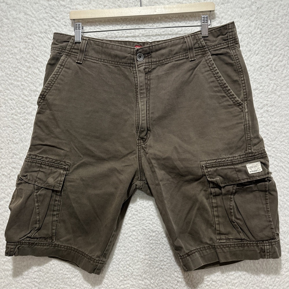 Levi's Men's Cargo Shorts Size 36‎ Brown 100% Cotton